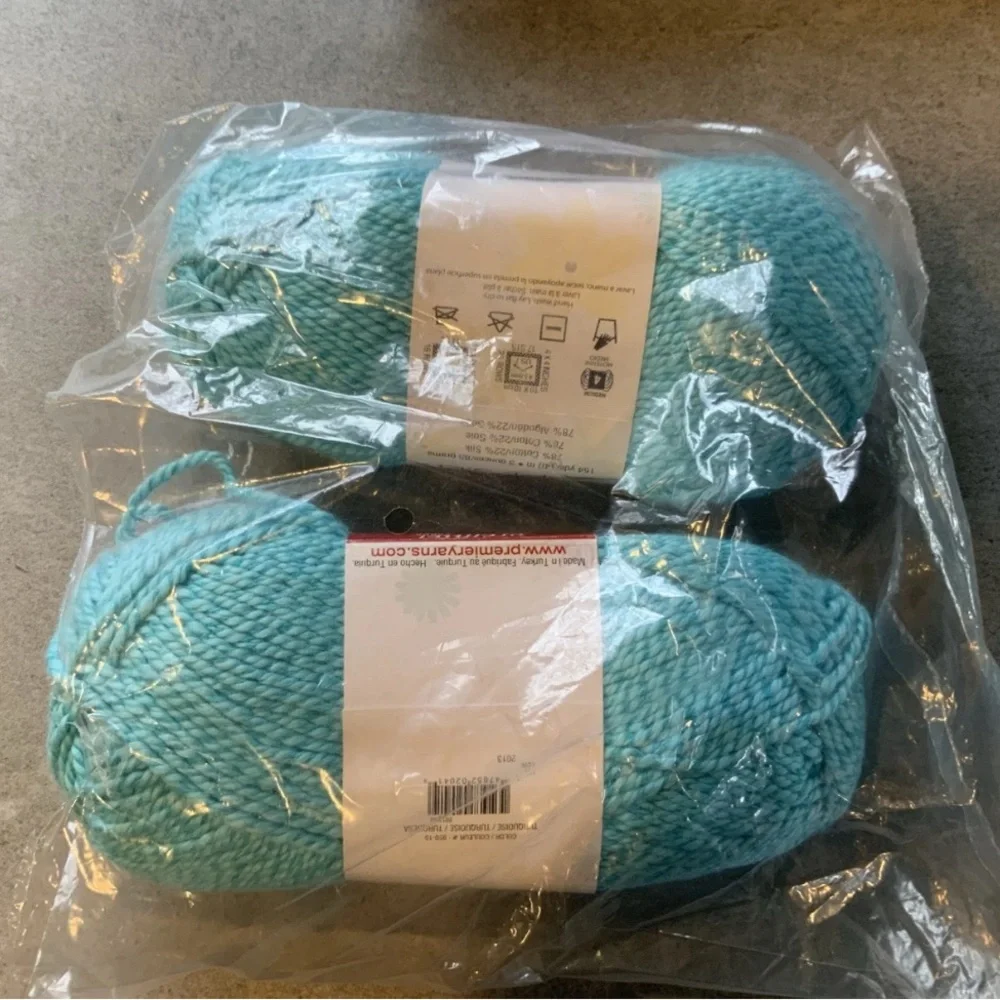 Deborah Norville Cotton Soft Silk Solid Turquoise 3 oz Cotton Silk #4
